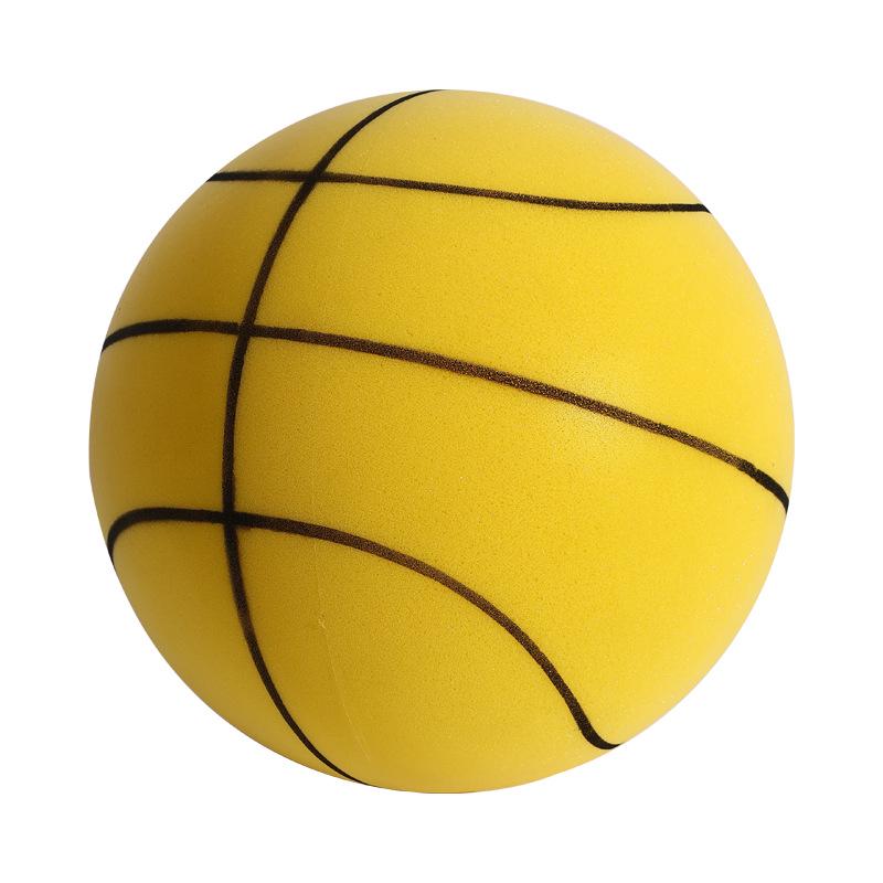 Indoor Silent Basketball for Kids - Elastic Sponge Bounce Ball for Quiet Practice