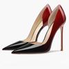 Super High Heels Women's Fashion Pointy Shallow Mouth Set Foot Color Anti-slip Wear-resistant Fine Heel Shoes
