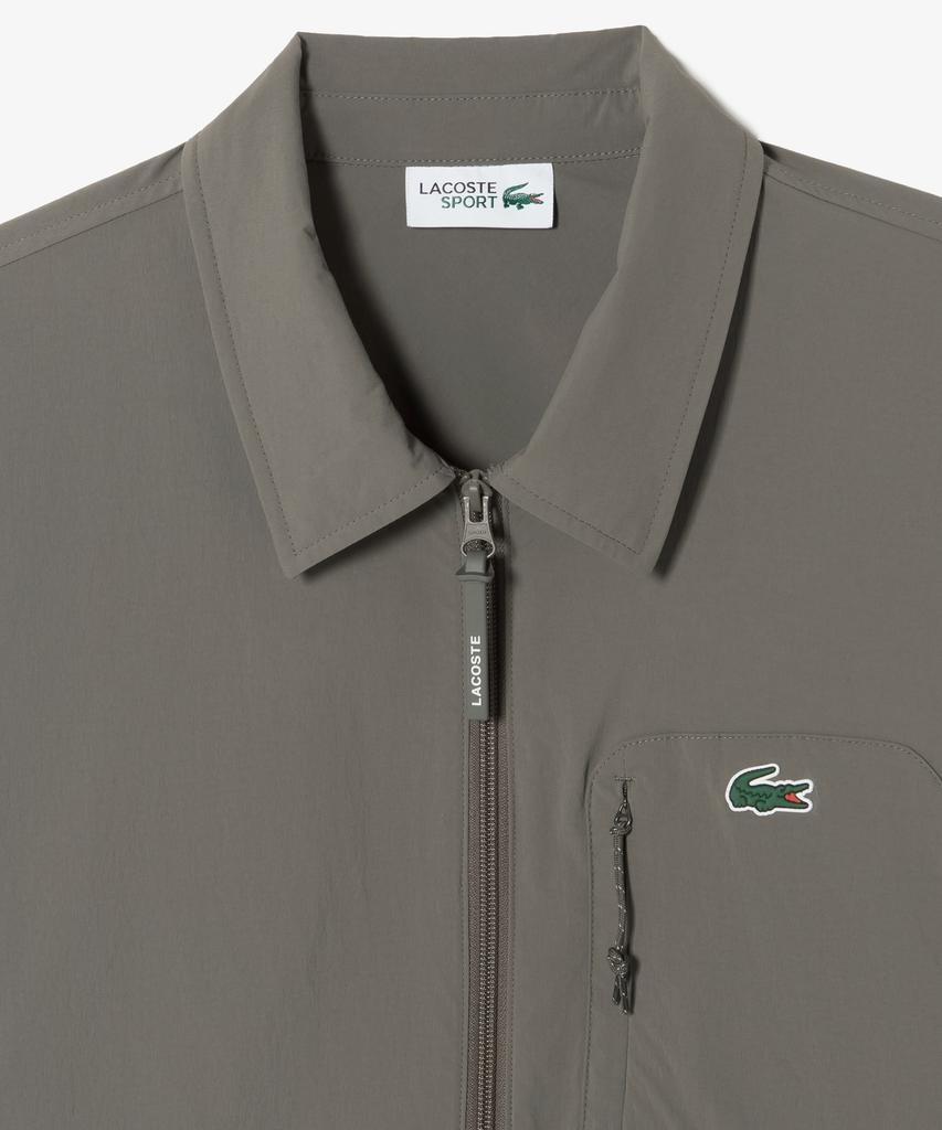 Мужской вязаный джемпер в стиле рубашки Lacoste Sh797E-56G Bmy