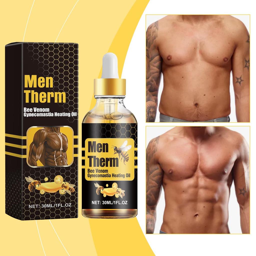 Men's Chest Care Solution Designed Specifically For Men To Enhance Skin Elasticity, Health 30ml