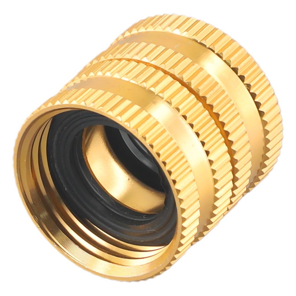 3/4 Hose Joint Both Ends Female Head Garden Hose Joint Movable Connector