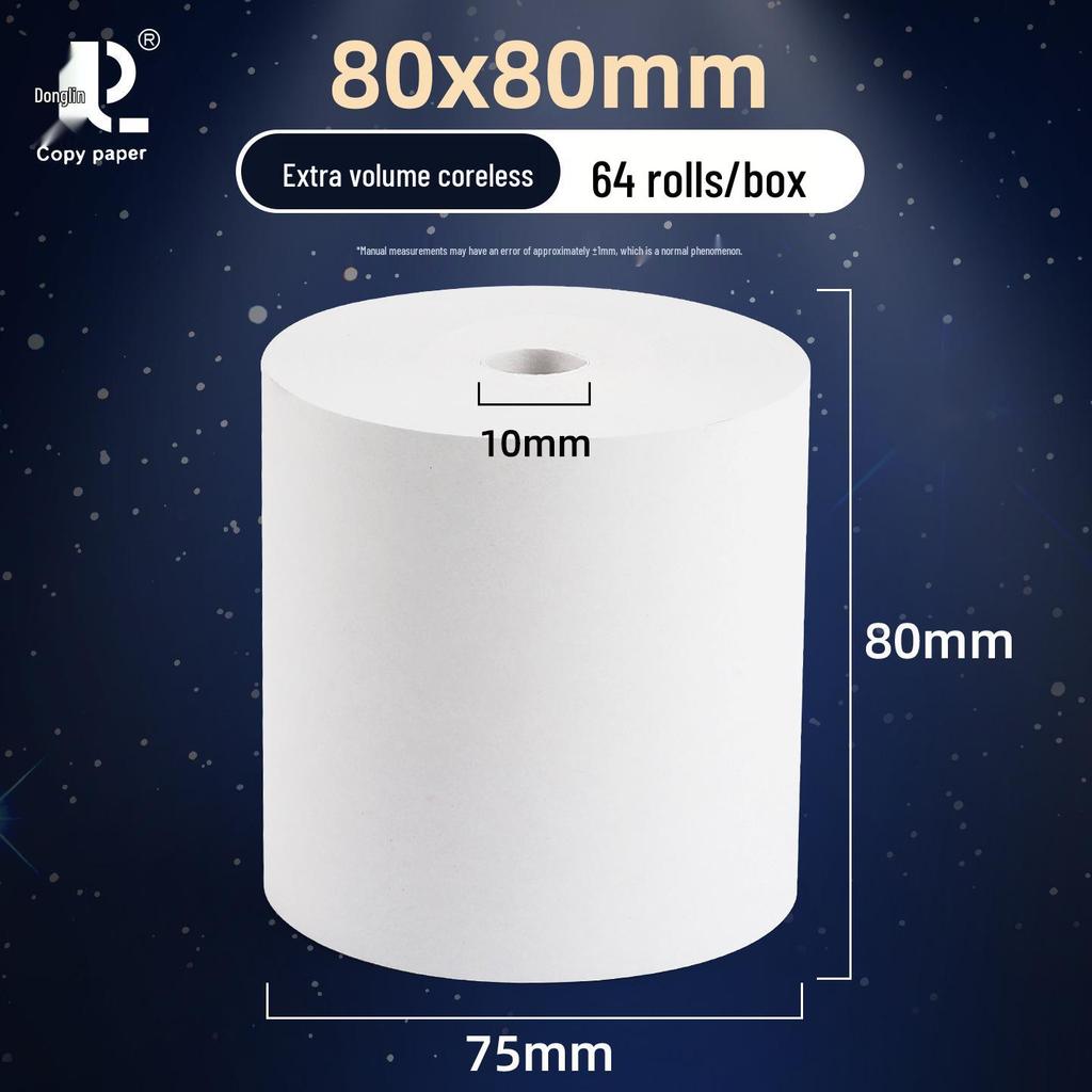 Термочековая лента 57x50 и 80x80 для доставки и билетов в супермаркет
