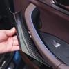 1Pc Car Interior Door Armrest Handle Pull Protective Cover Stickers Trim For BMW X3 Ix3 X4 2018-2024 Auto Interior Accessories