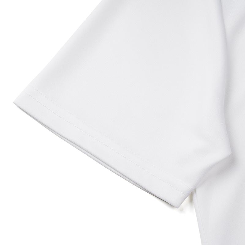 Adidas Влагоотводящая легкая спортивная повседневная футболка с круглым вырезом и коротким рукавом для мужчин, топы, белое золото ADICSTS06P-WG