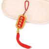 Festive Bonsai Green Plant Hanging Ornaments: Auspicious Fu Character & Lantern Decoration for Chinese New Year Housewarming
