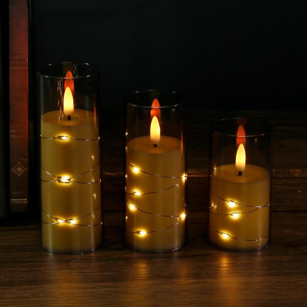Remote Control LED Flickering Candle Cup for Weddings and Birthdays