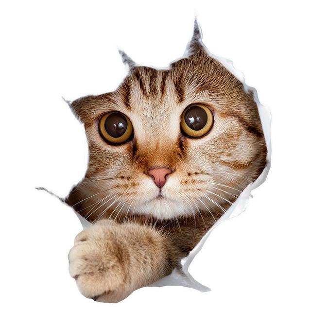 J503# Lovely Cat Persian Cat Sticker On The Car Vinyl Decal Waterproof Decoration Car Stickers