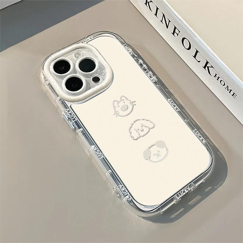 Чехлы для мобильных телефонов iPhone 11 13 XR 15 Pro Max 12 14 Pro Max чехол для iPhone 16 7 Plus 8 Plus XS Max Мультяшный узор Защита от падений Ударопрочный