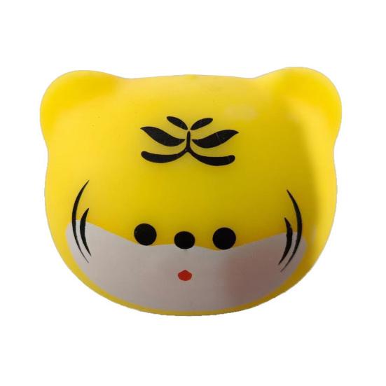 Cartoon Tiger Squeeze Toy Slow Rebound Tiger Shape Sensory Fidget Toy Anxiety Relief Soft Stress Ball Animal Pinch