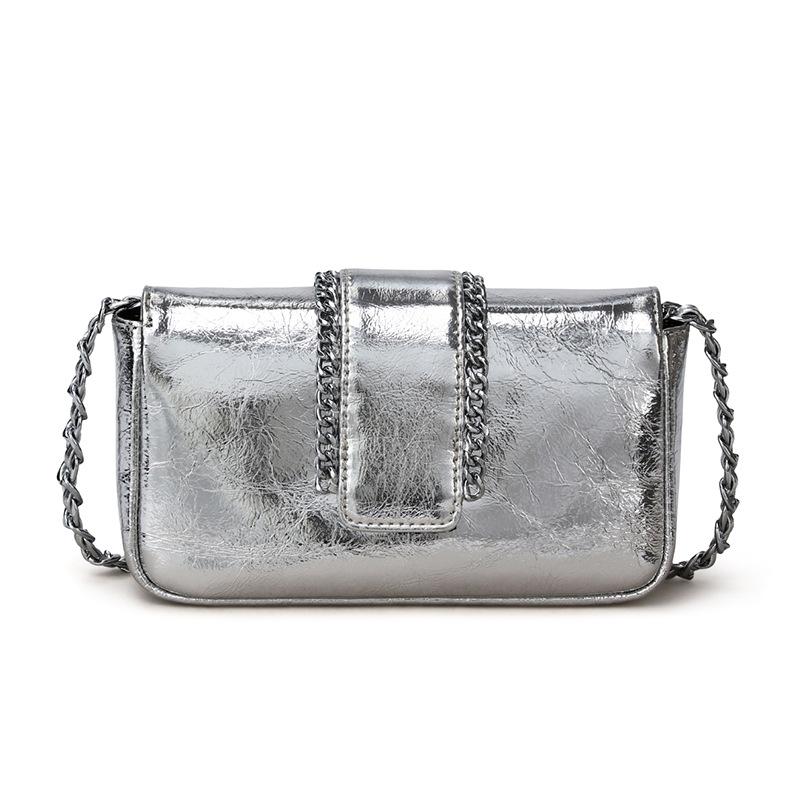 2025 New Autumn Winter Crossbody Bag Chain Saddle Bag Mini Underarm Bag Fashion Versatile Women's Bag