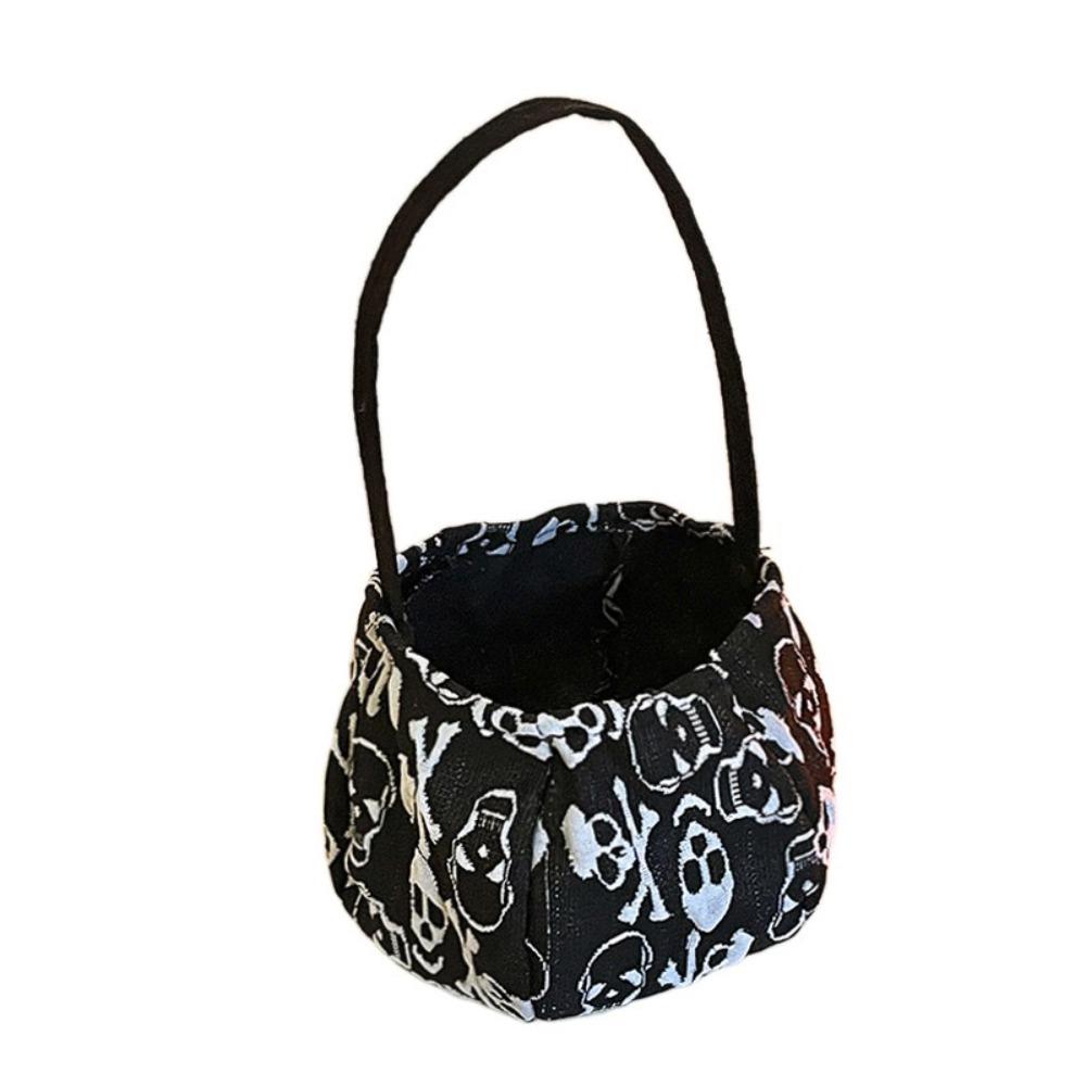 Gifts Pouch Halloween Candy Bag Cloth Stuffed Cotton Tote Bags Kawaii Pumpkin Candy Bucket Gift