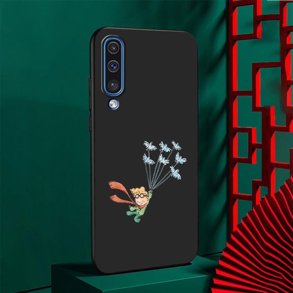 Мультяшный милый чехол «Маленький принц» для Samsung Galaxy A50 A10 A70 A30 A20e A40 A20s A10s A10e A90 5G A80 A7 Мягкая черная крышка для телефона