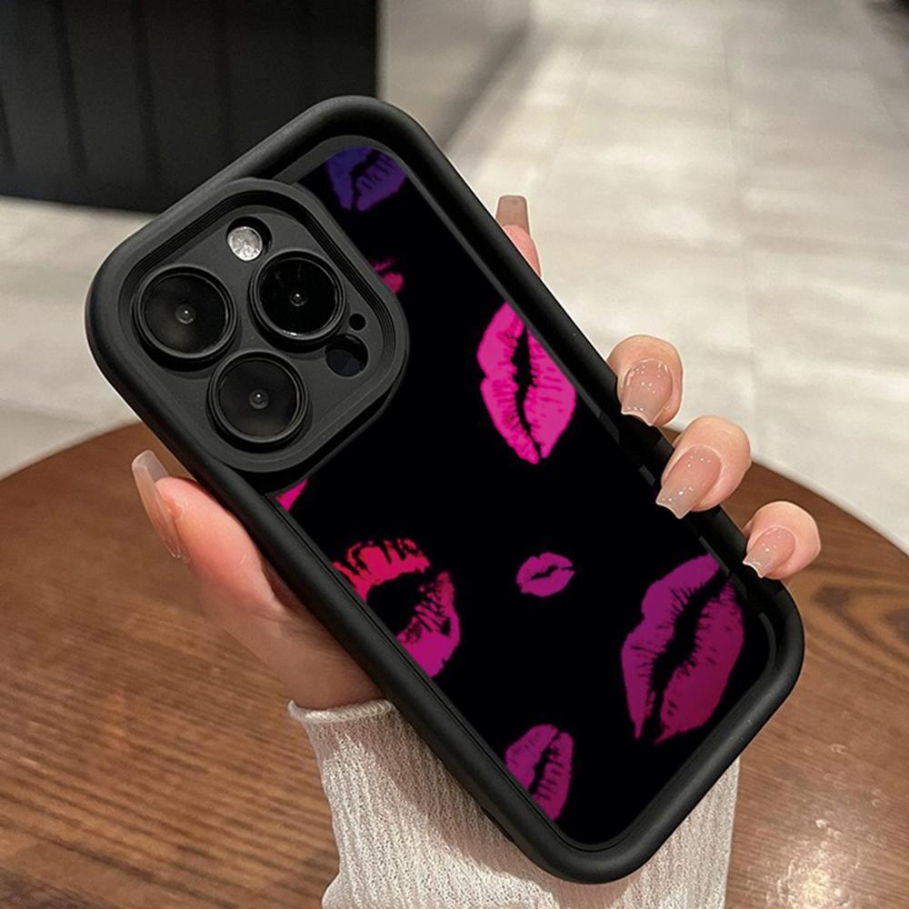 LZ19 Lips kiss art силиконовый чехол для телефона Xiaomi 11 Lite 5G 14T Redmi 14C 13C A3 Note 12 11 9 10 13 Pro Plus противоударный задний чехол