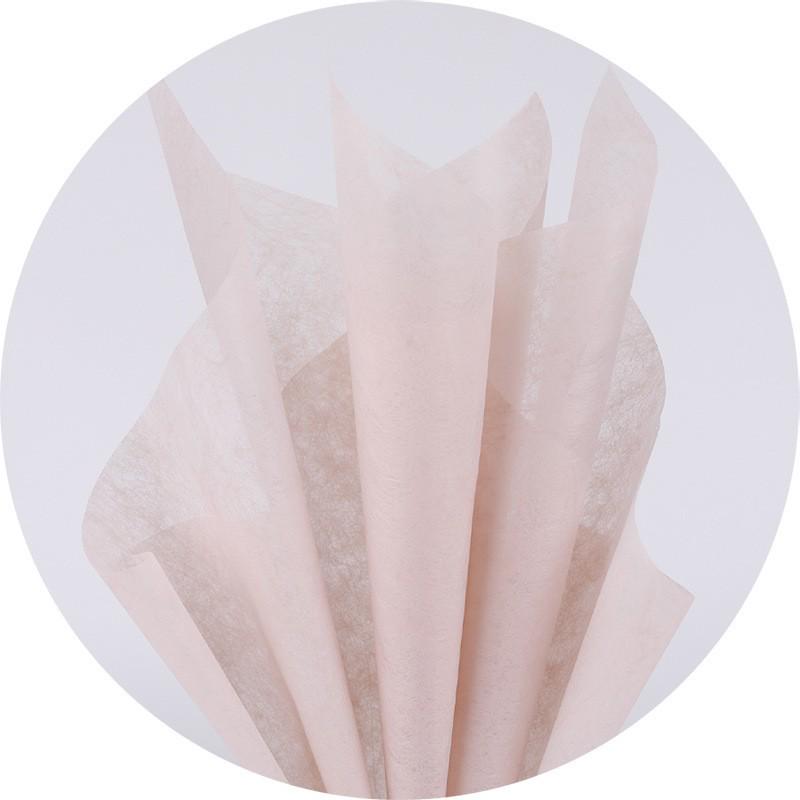 Custom Waterproof Bouquet Paper - Solid Color Cotton Flower Wrap Material