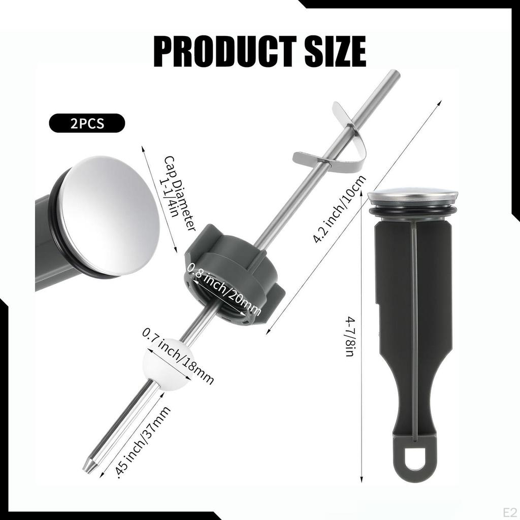 Lavatory Popup Center Piece Assembly Drain Stopper Home Use Faucet Accessories Replaces Sink Basin