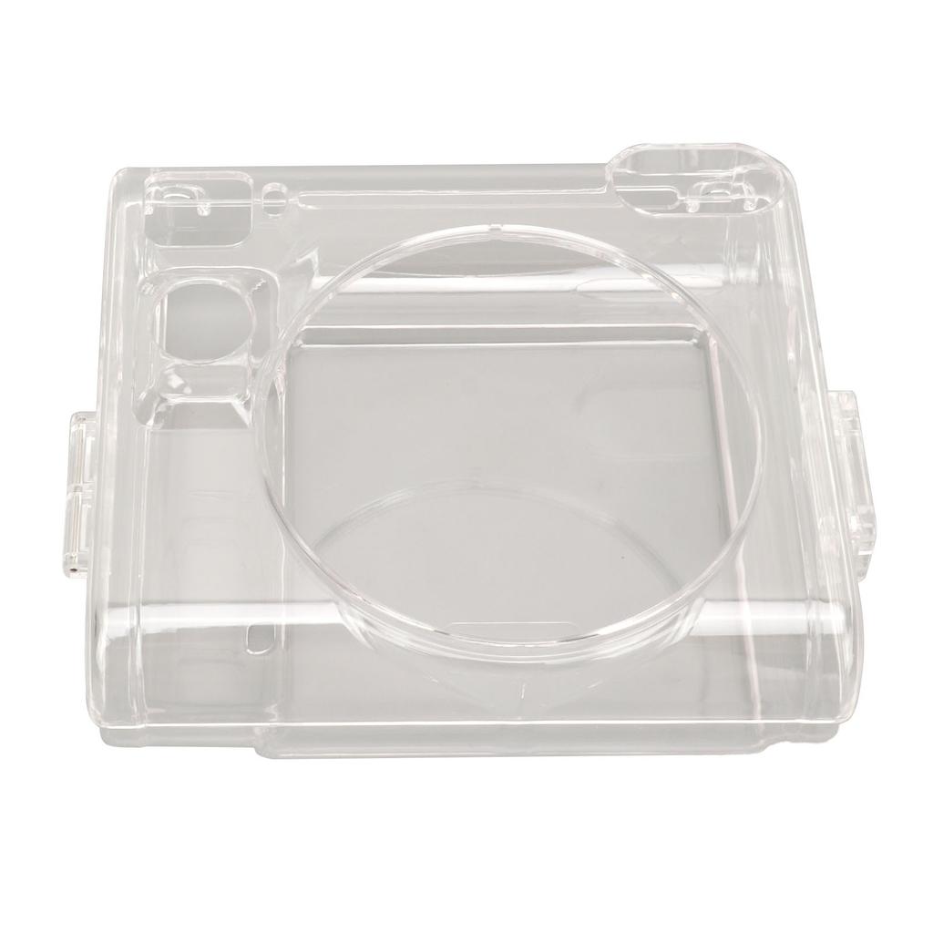 Чехол для моментальной камеры Защитная крышка Прозрачный жесткий корпус с регулируемым съемным ремешком Аксессуар для моментальной камеры для