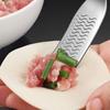 2pcs 316 Stainless Steel Dumpling Filling Spoon Non-slip Bread Butter Spatula  Cooking