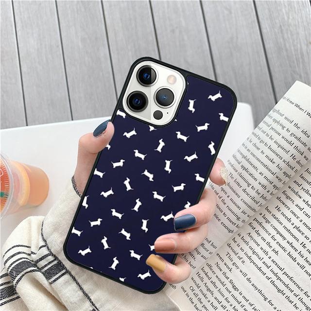 Такса Teckel Dackel Собака Чехол-Ракушка Для iPhone 17 Air 15 16 14 13 12 Pro Max 11 Pro Max Plus Чехол-Защита для Телефона