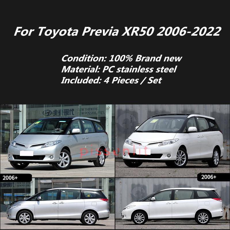 Для Toyota Previa 2000-2024 Аксессуары Внешняя отделка Хром Дефлекторы Заднее окно Крыша Солнцезащитный козырек от дождя Вентиляционный козырек Спойлер Крыло