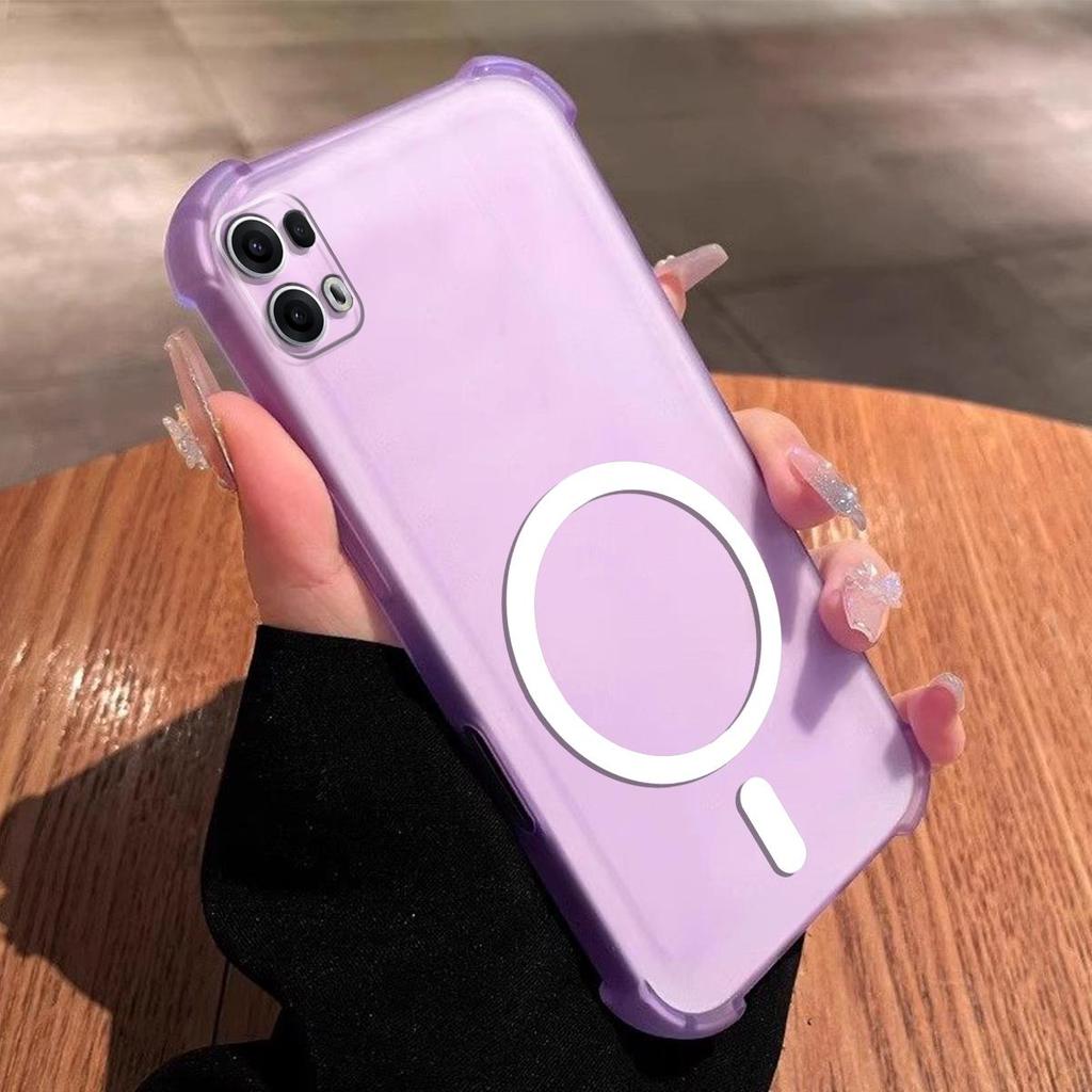 Матовый прозрачный чехол-желе с защитой от отпечатков пальцев для OPPO Reno13 Pro 5G Ударопрочный чехол для телефона