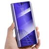 Прозрачный зеркальный флип-чехол для Samsung Galaxy A54 A53 A14 A04S S21 S22 S23 Ultra Plus Xiaomi Redmi Note 11 iPhone 14 13 12 Pro Max кожаный чехол
