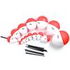 10PCS 0.8g ~ 60g Hard Foam Bobber Float Oval Saltwater Fresh Water Bulegill Carp Trout Inline Vertical Fishing Floats