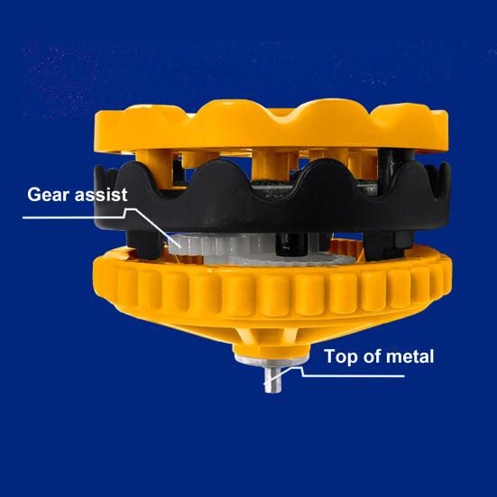 Светящийся волчок для снятия стресса, портативный, светящийся гироскоп, искры при столкновении, подсветка