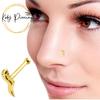 KODY PIERCING 9K Gold Piercing Jewellery Sperm Ball End Nose Pin - Quality Piercing