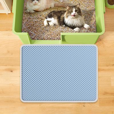 Коврик для кошачьего туалета EVA двухслойный напольный ковер Pet Pad меньше отходов моющийся