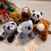 Cute Party Panda Koala Doll Plush Toy Zoo Capybara Raccoon Doll Children Soothing Rag Doll