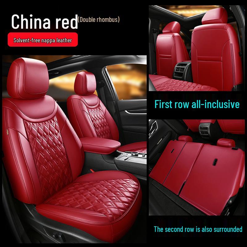 2024 T-Roc Чехол на сиденье из кожи наппа - Полный охват, Всесезонная подушка