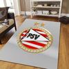 PSV Eindhoven Flannel Pattern Square Carpet,Area Rug,Carpet Rug for Living Room Bedroom Sofa Playroom Decor,Non-slip Floor Mat