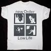 New Order - Low-Life Short Sleeve Cotton White Unisex Shirt AH1260