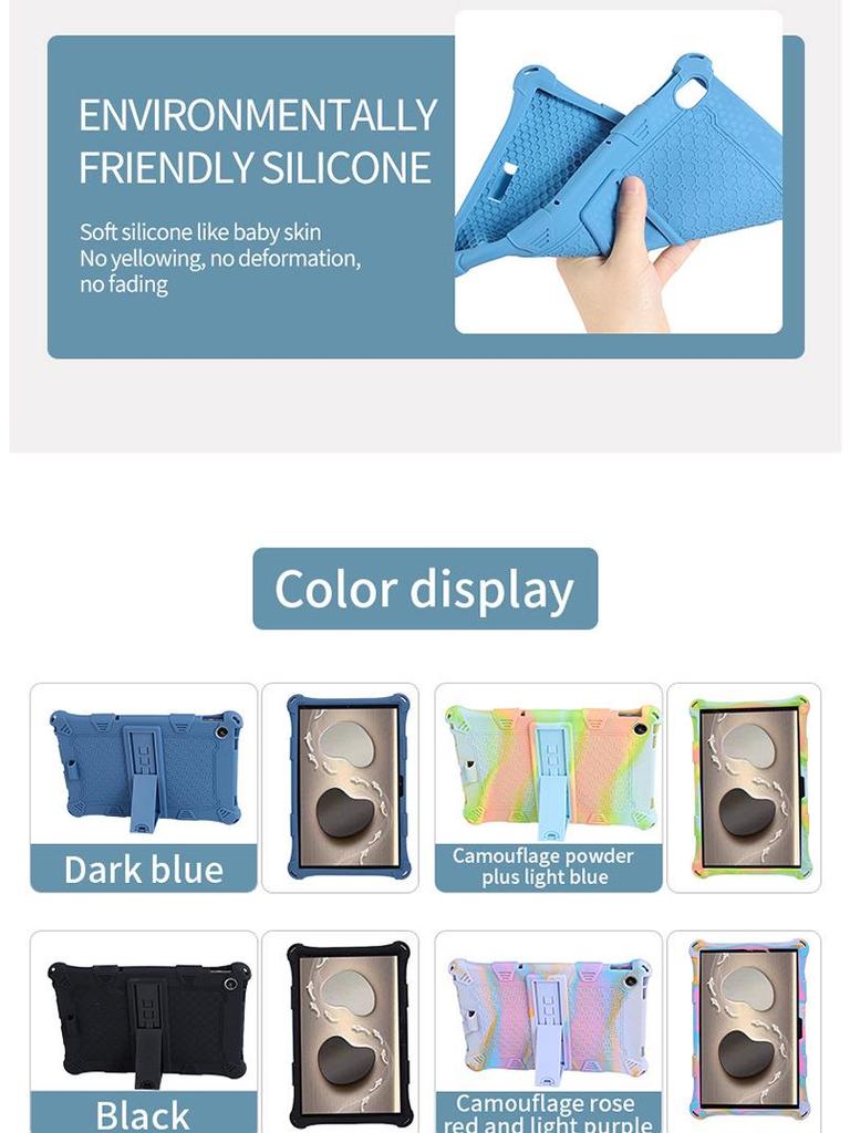 Защитный резиновый чехол с ретро-узором для Lenovo Tab M10 10,1 дюйма (3-е поколение, TB-328F)