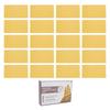 20Pcs Beeswax Candle Sheets Soft Cuttable DIY Candle Making Beeswax Sheets Foundation for Beehive