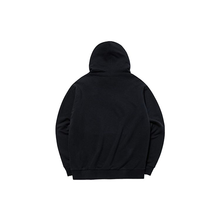 Anta Пуловер с капюшоном на флисовой подкладке, спортивный вязаный свитшот с длинными рукавами, мужские топы, черный 152148727-4