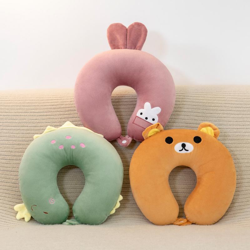 U-shaped pillow Cartoon u-shaped pillow Office cervical spine pillow Travel neck pillow Portable driving nap pillow