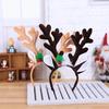 Children Adults Antlers Ear Big Horn Headband Reindeer Elk Bell Headdress Christmas Party Decor Hair Scrunchies