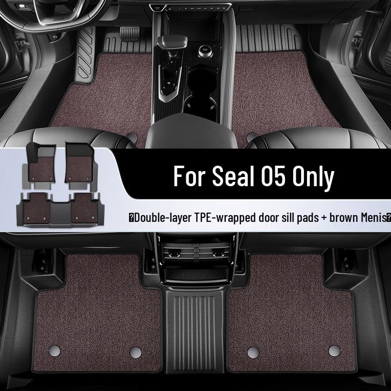 Автомобильные коврики BYD Seal 05DMi 2025 года, полный комплект, 5 шт., из ТПЭ.