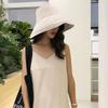 Summer Cotton Wide Brim Hat For Women Outdoor Fishing Sun Protection Gear