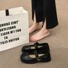 Mary Jane Shoes Women's 2025 New Spring and Summer British Style Small Leather Shoes Flat-soled Niche French Single Shoes Doudou Shoes