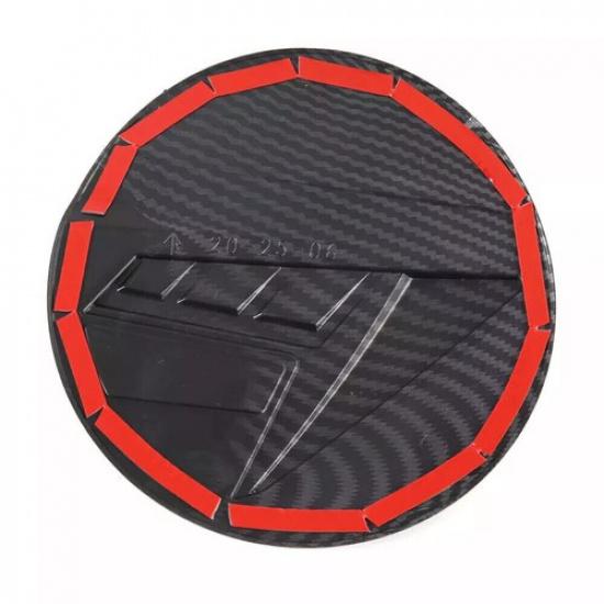 Накладка на крышку бензобака из углеродного волокна, отделка, подходит для Hyundai Elantra -2024