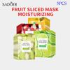 5 шт. Фруктовая маска для лица SADOER, увлажняющая маска для лица, средство для ухода за кожей