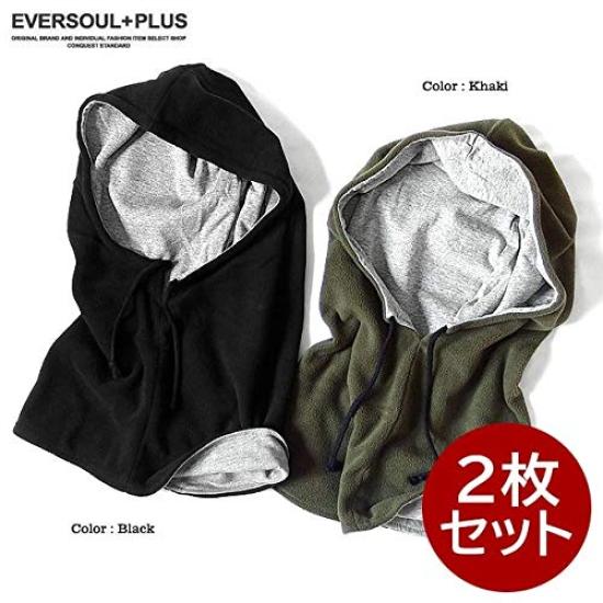 EVERSOUL Маска-балаклава для шеи и лица, Холодная, Двусторонняя, Идеально подходит для езды на велосипеде и активного отдыха, Шарф-труба, Утеплитель, Защита, Шарф, Погода, Ветрозащитная, Флис, Хаки,