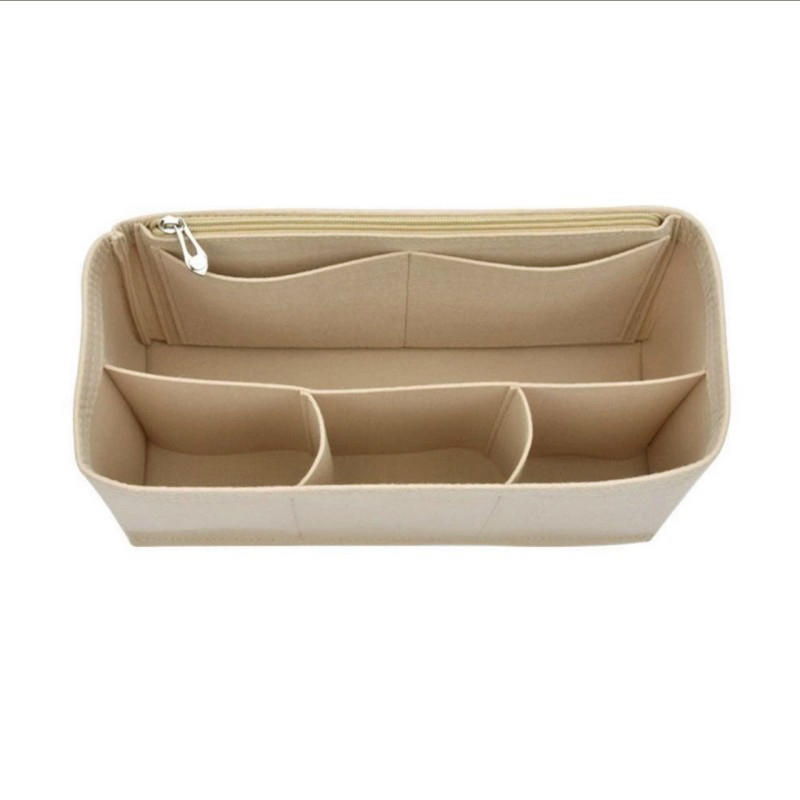 Multifunctional Large-capacity Purse Organizer Insert Travel Portable Multi-pocket Tote Shaper Handbag Divider for Inside Purse