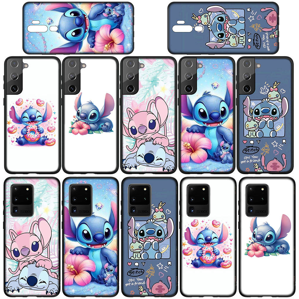 Для Samsung Galaxy S24 S23 iPhone 15 14 Xiaomi Redmi Note 13 12 11 8 Plus 10 9 Pro Max X XR чехол для телефона Cute Lilo Wallpaper Stitch OPPO Huawei Cover