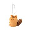 Charming Cartoon Zoo Series Plush Keychain Adorable Animal Character Soft Toy