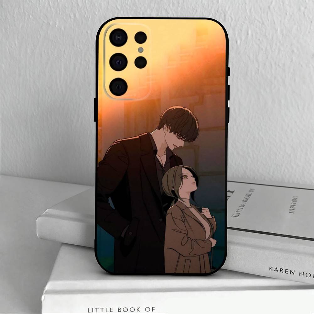 Чехол для телефона T-Tears On A Withered F-Flower для Samsung S25,24,23,22,30,21,10,9,Ultra,Plus,Lite,FE,4,5 G Мягкий Черный Чехол