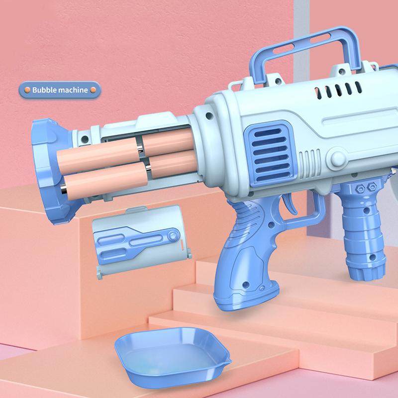 1PC Bubble Machine Wedding Bubble Gun Kids Adult Party Toys Birthday Soap Blower Ages 3+ Boy Girl Toys Outside Summer 32Holes