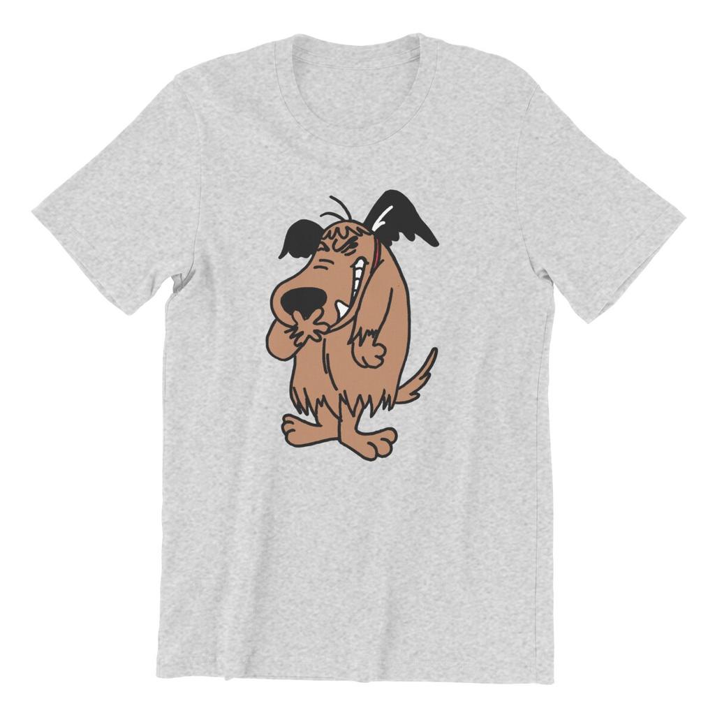 Leisure Muttley Mutley Cartoon Laughing Laugh Dog T-Shirts Men O Neck Cotton T Shirts  Short Sleeve Tee Shirt 6XL Tops